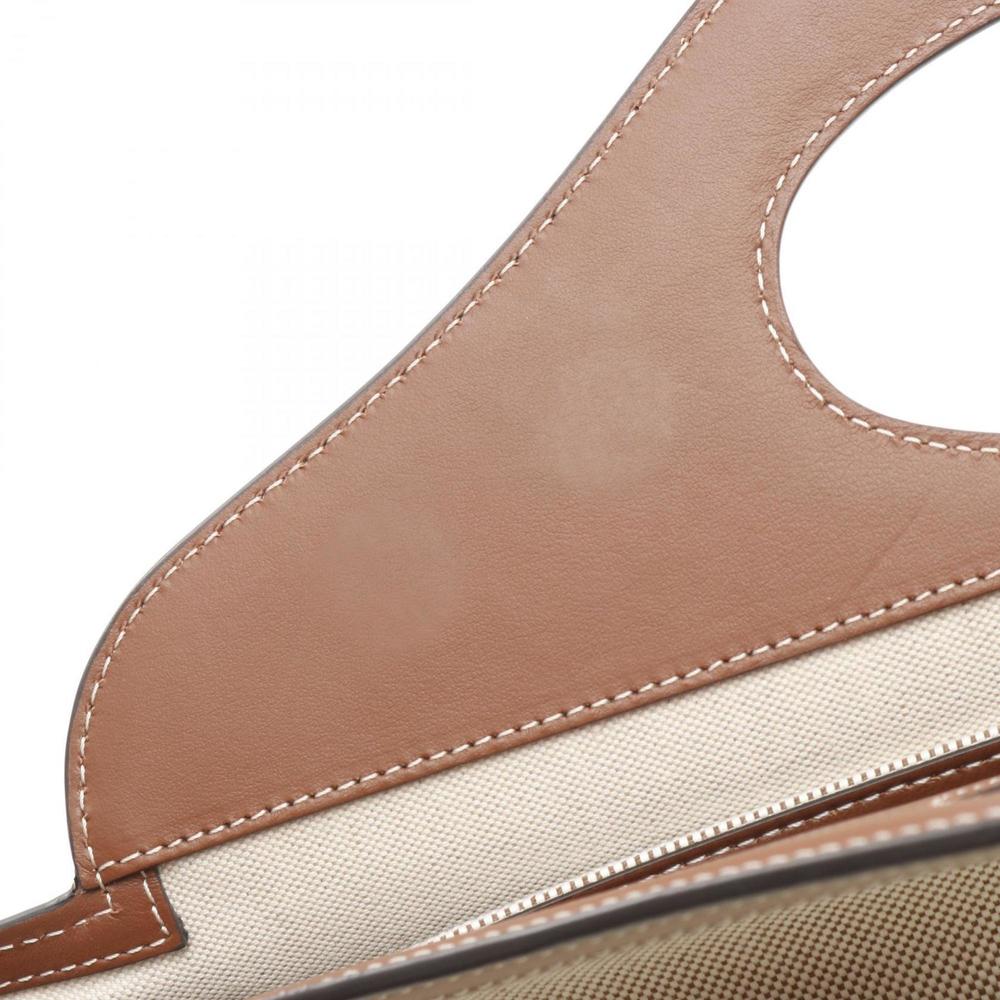 BURBERRY Brown Leather Tote Bag - Picture 6 of 7
